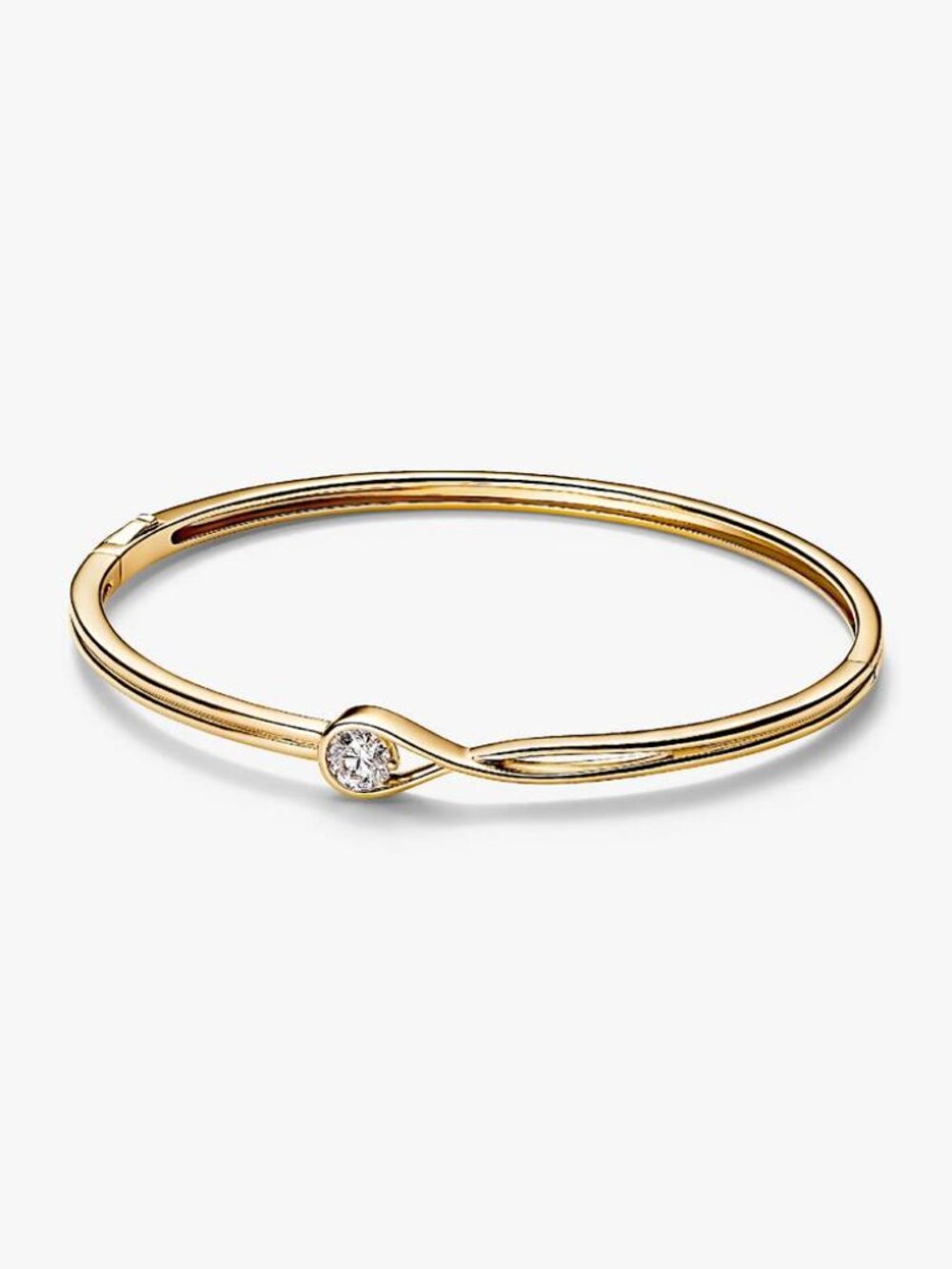 Pandora Infinite 14k Gold Lab-grown Diamond Bangle